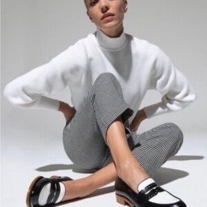 Office of Angela Scott “Ms Madison” black and white loafer